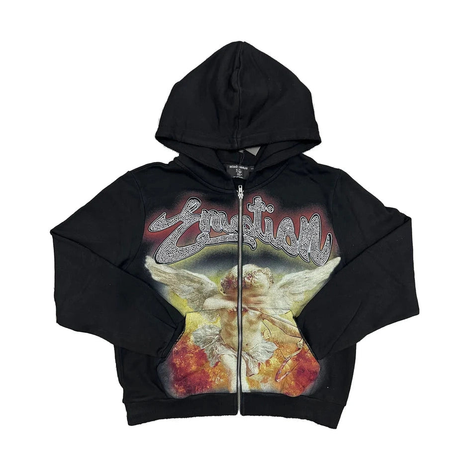 Black “Rhinestone” Hoodie