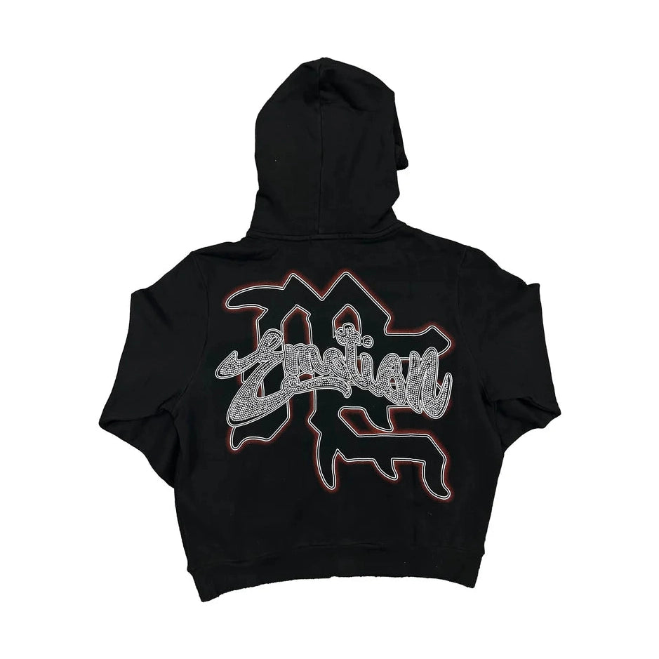 Black “Rhinestone” Hoodie
