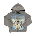 Grey “Rhinestone” Hoodie