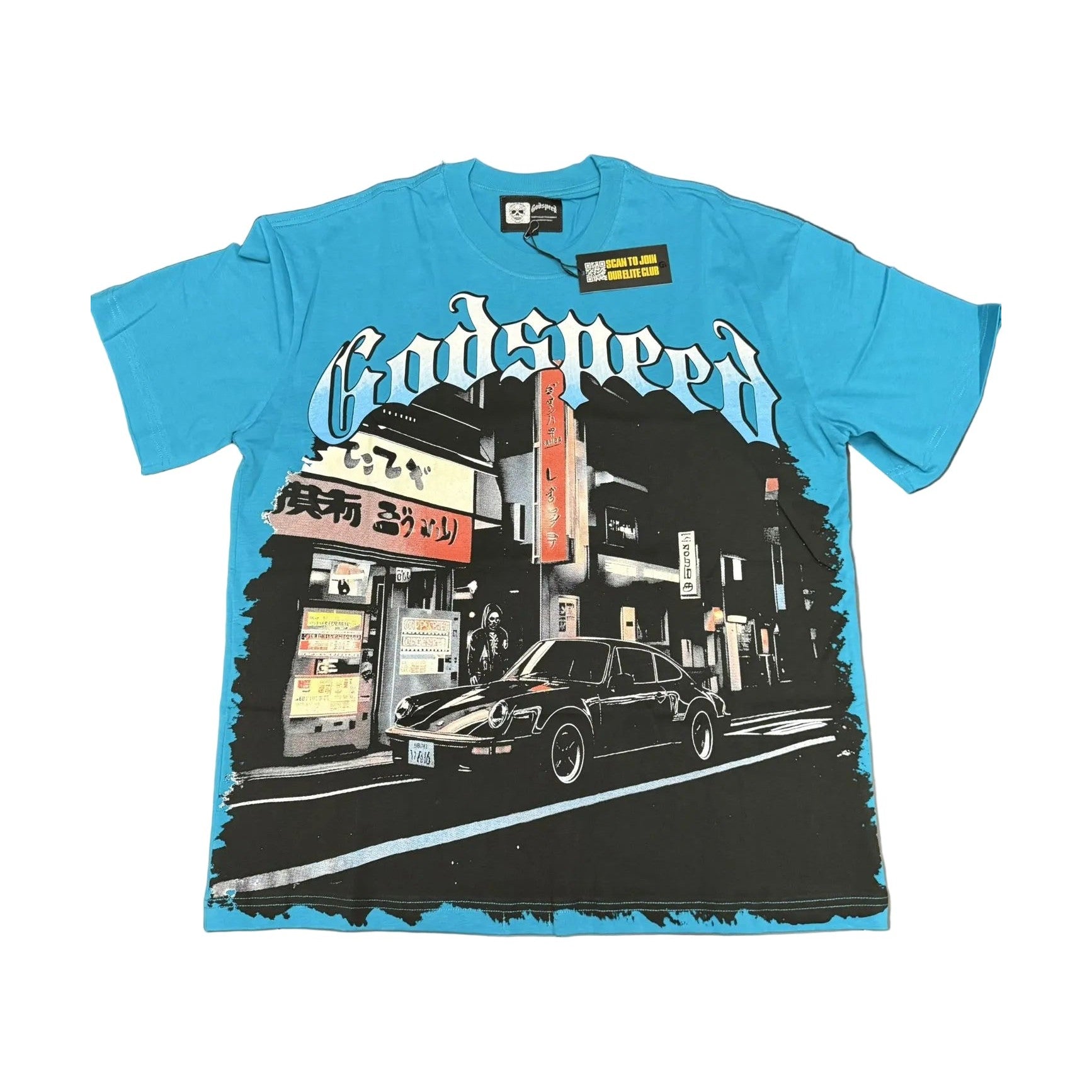 GODSPEED “Tokyo Nights” Tee – Blue