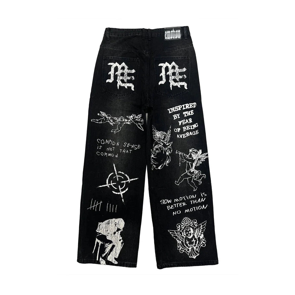 Mixed Emotions Jean ‘Canvas’