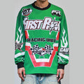 First Row Hard Racing Sport Jersey - Green