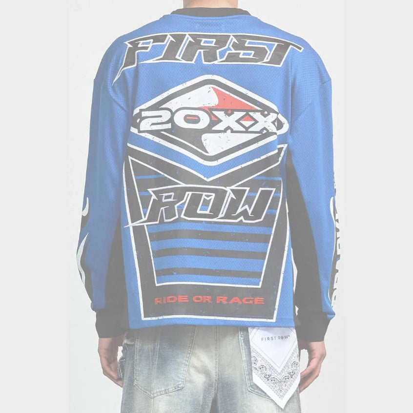 First Row Sparked Adrenaline Sport Jersey Blue