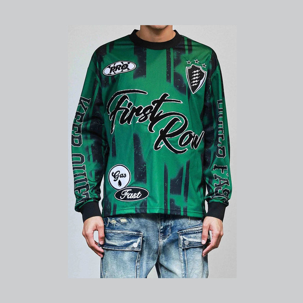 First Row Sparked Adrenaline Sport Jersey Green