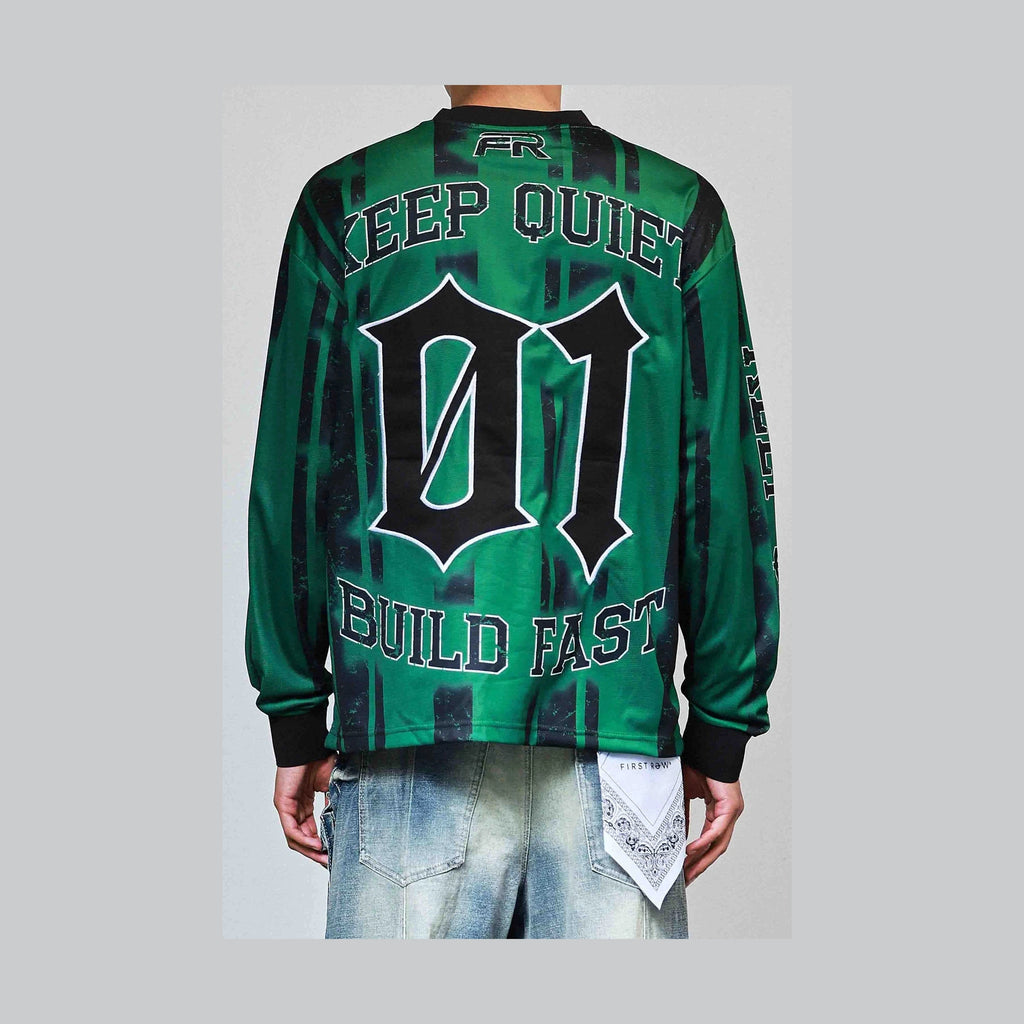 First Row Sparked Adrenaline Sport Jersey Green