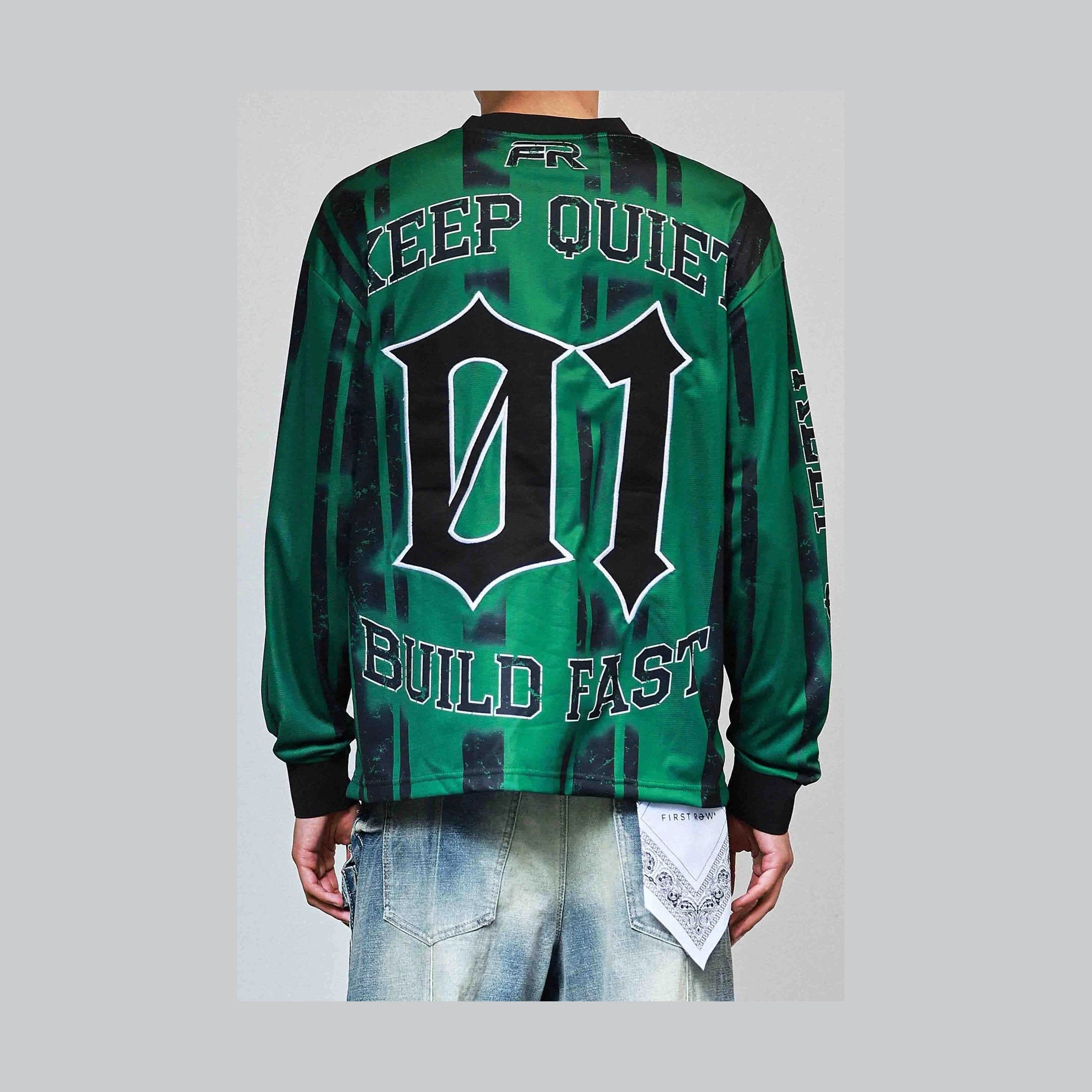 First Row Sparked Adrenaline Sport Jersey Green
