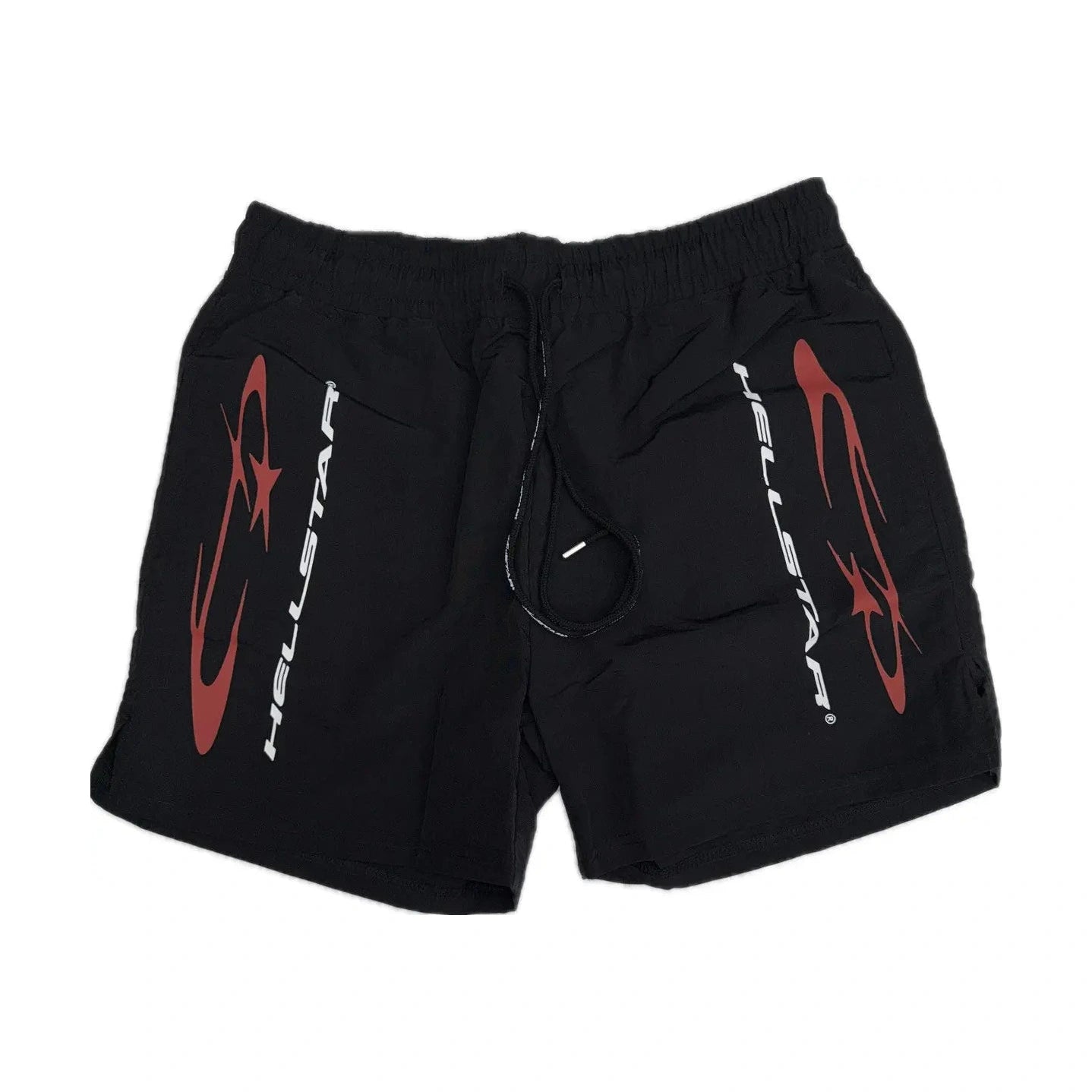 Hellstar Shorts Logo | Black / Red