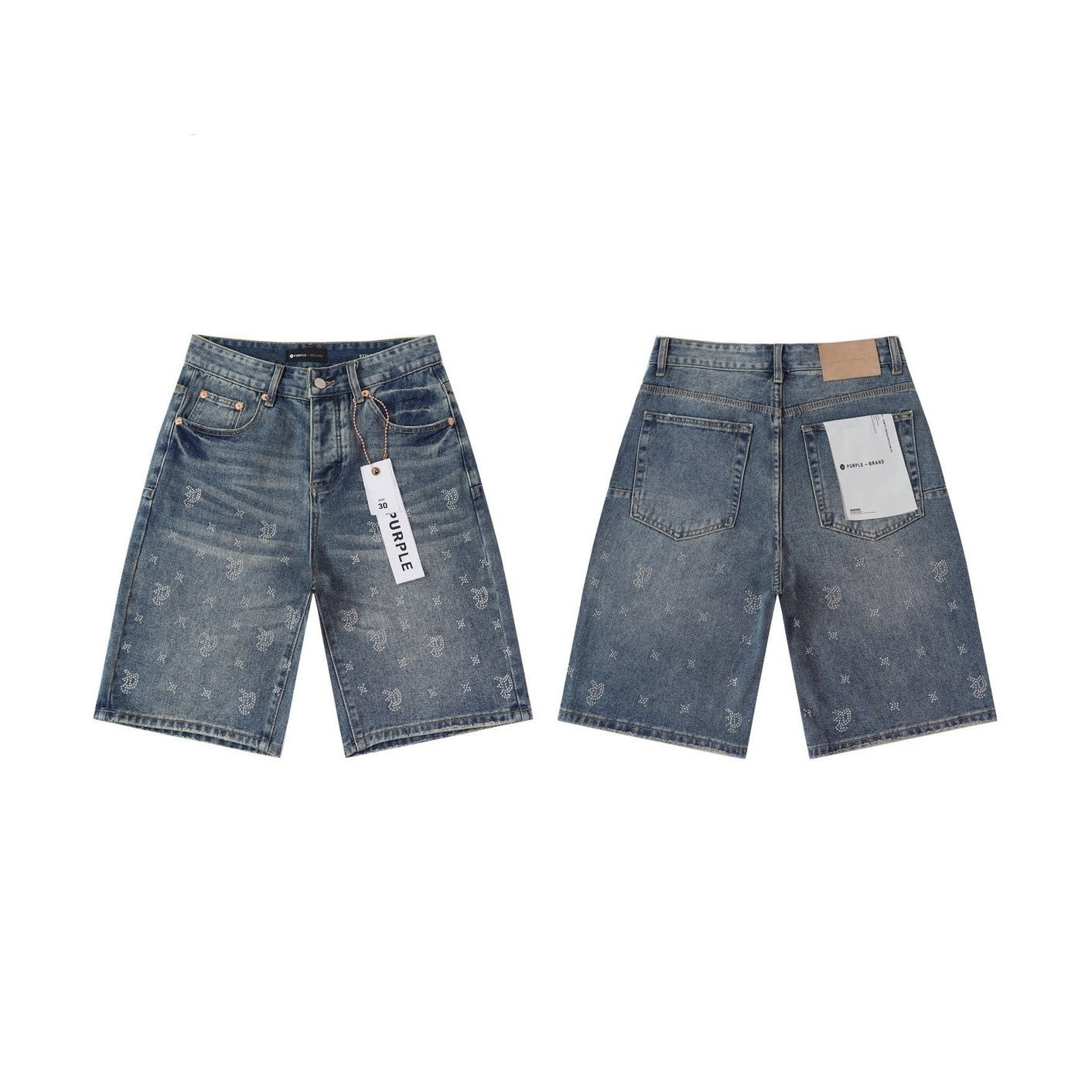Purple jeans short 20