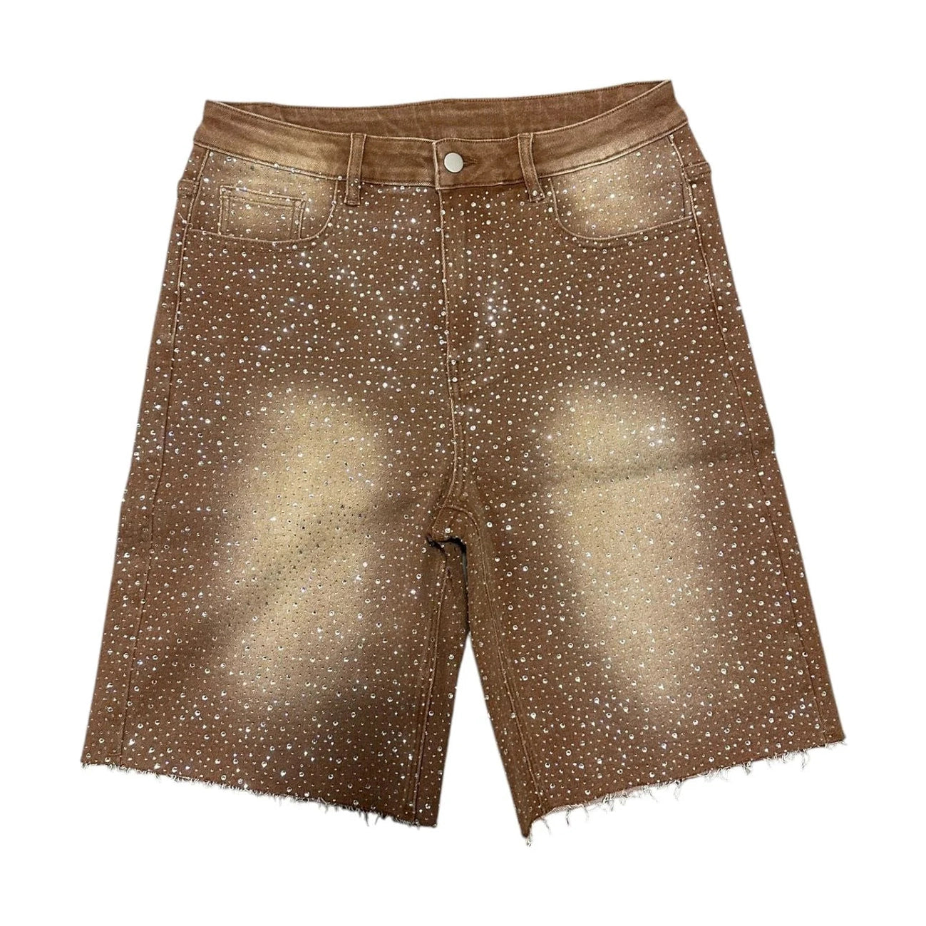 Syndicate - Brown Rhinestone Short