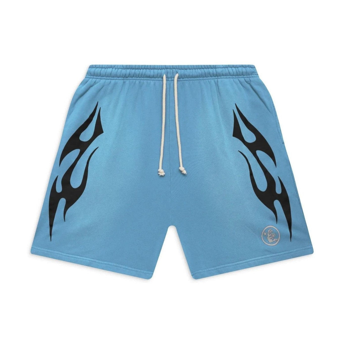 Hellstar Sweat Shorts Flames | Blue