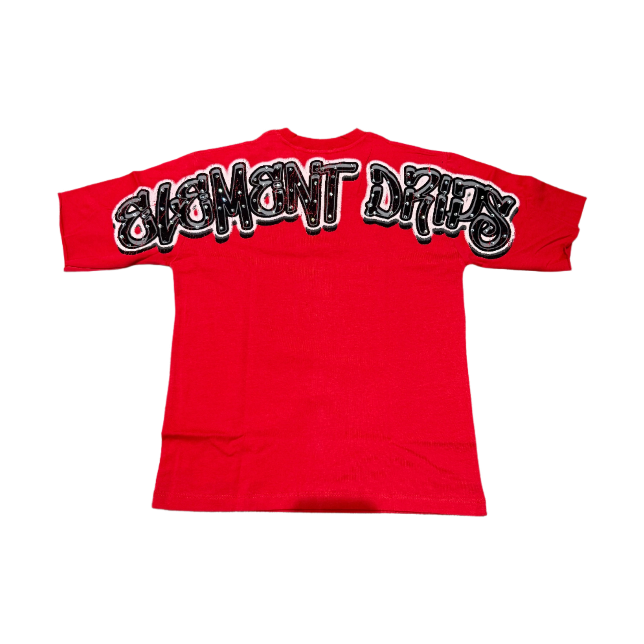 Element Drips Crying Angel Red Tee