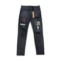 ksubi Jeans Washed Black Animal Print