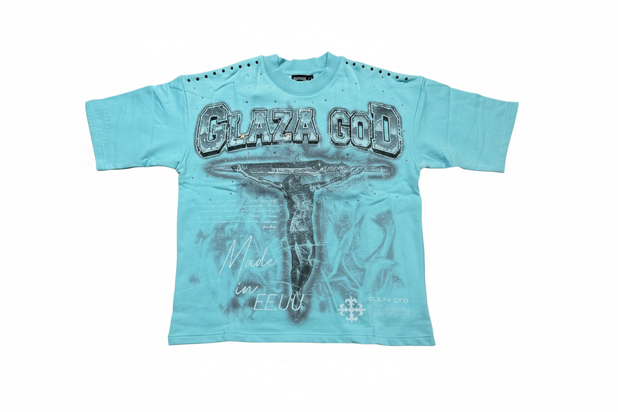 GlazaGod Crucifixion Blue