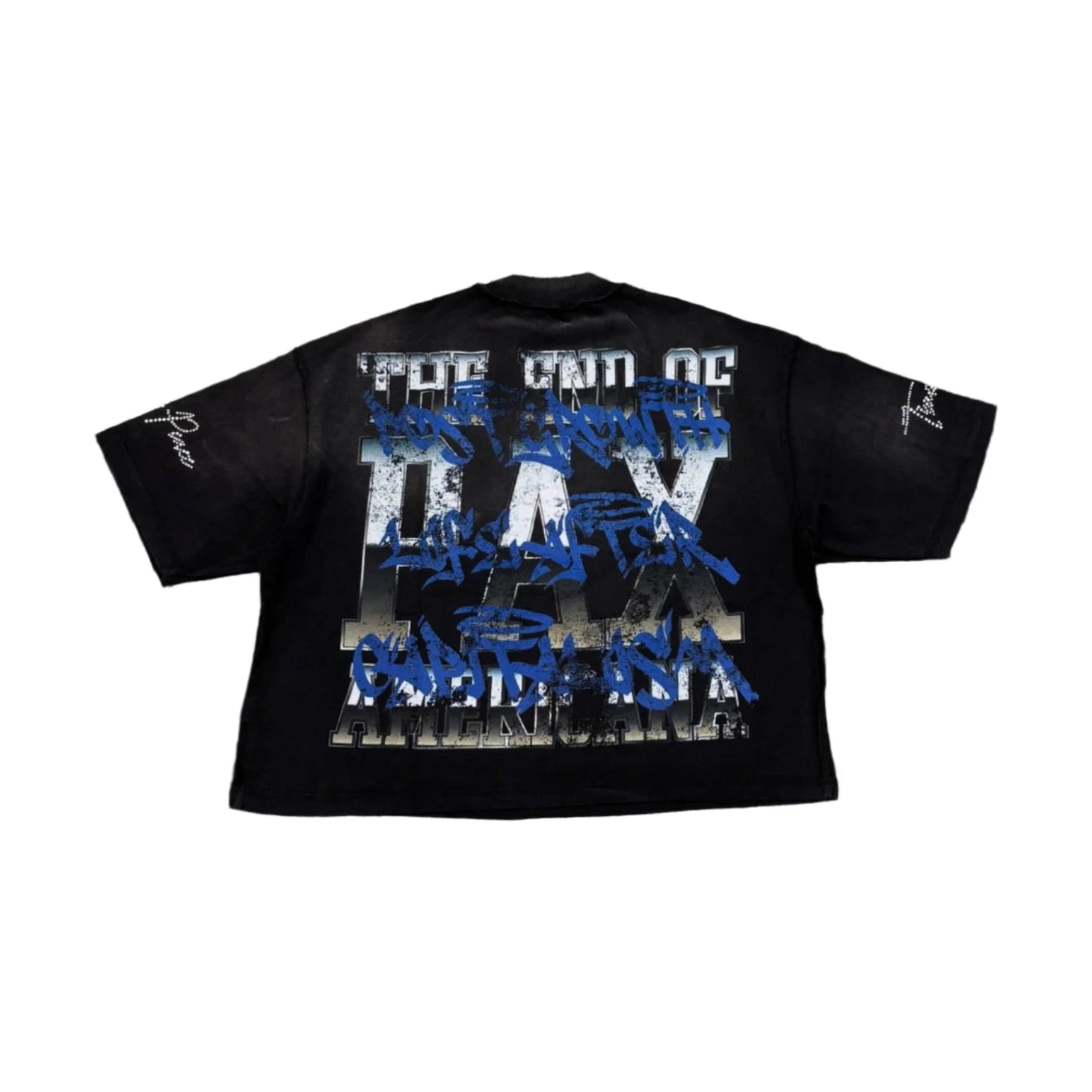 RARE PEACE God's Tear Graphic Crop Tee