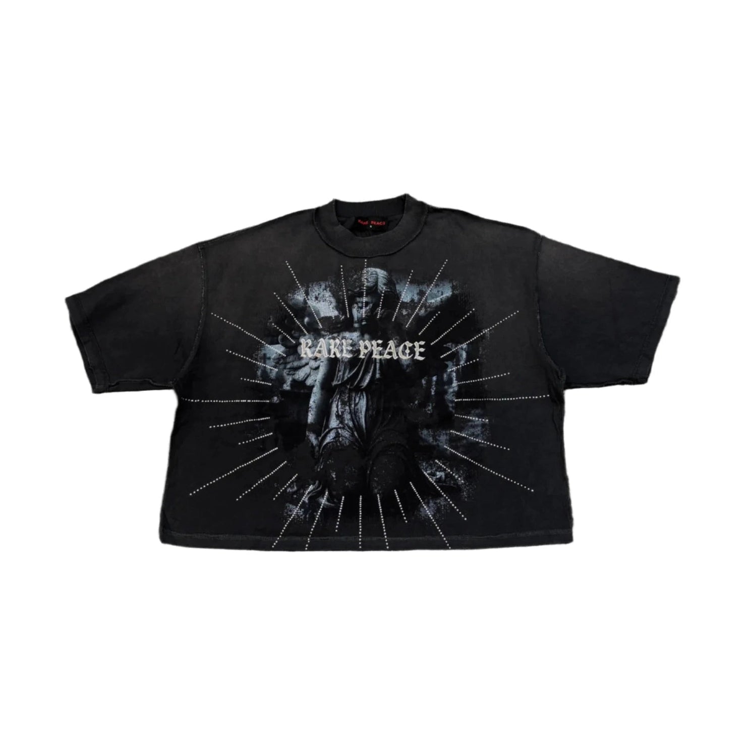 RARE PEACE It's OK To Cry Graphic Crop Tee
