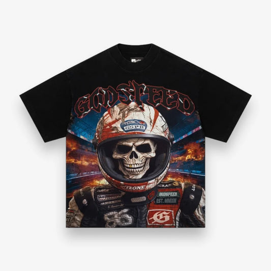 Godspeed Racer Goldie T-shirt Black