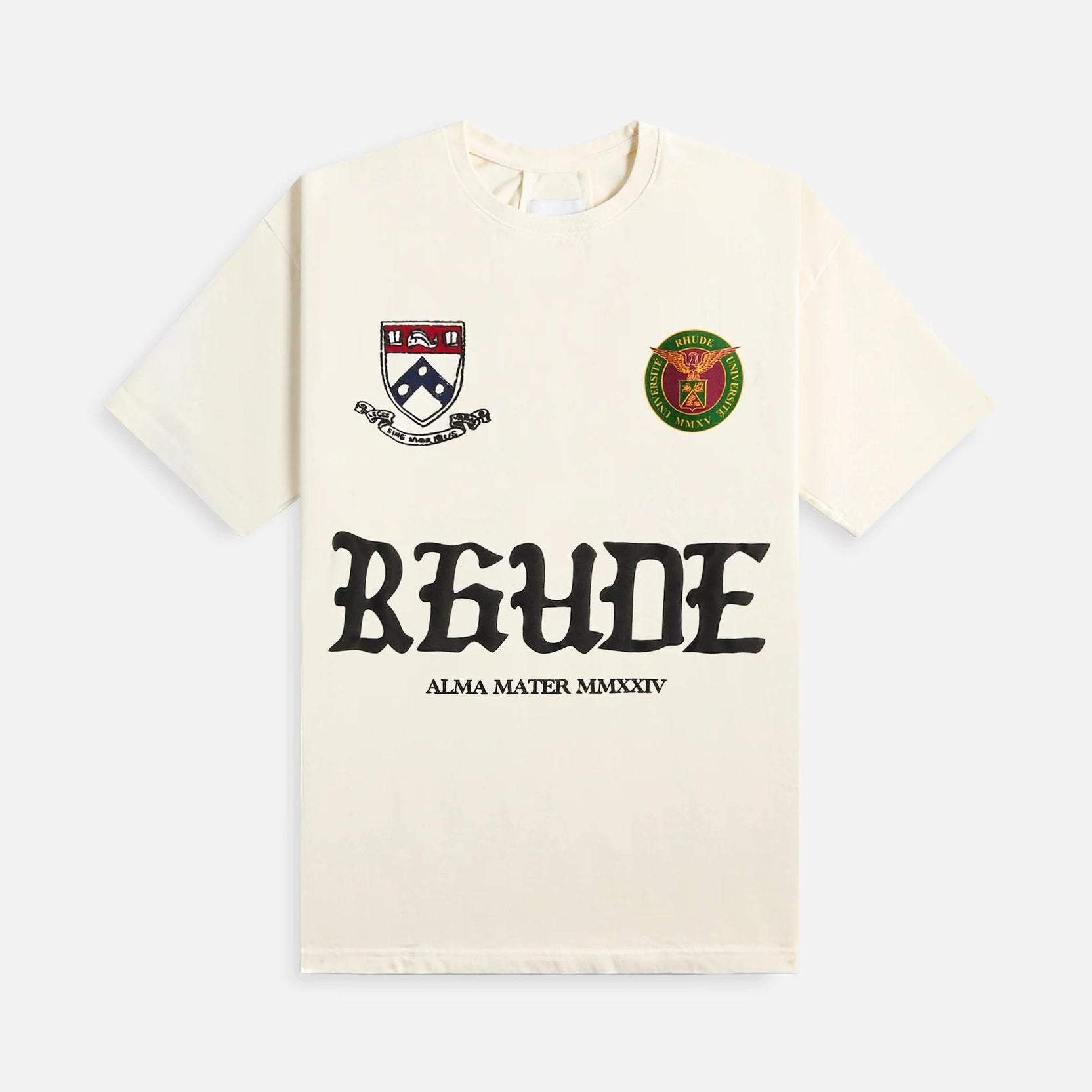 Runway Script Tee White