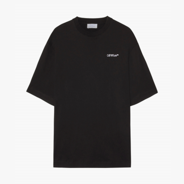 OFF-WHITE - Tattoo Arrow Skate Cotton T-shirt Black
