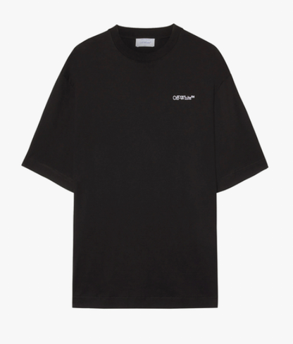 OFF-WHITE - Tattoo Arrow Skate Cotton T-shirt Black