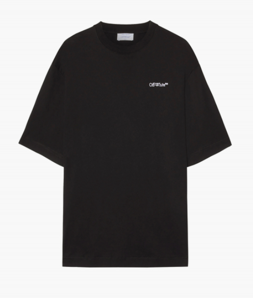 OFF-WHITE - Tattoo Arrow Skate Cotton T-shirt Black