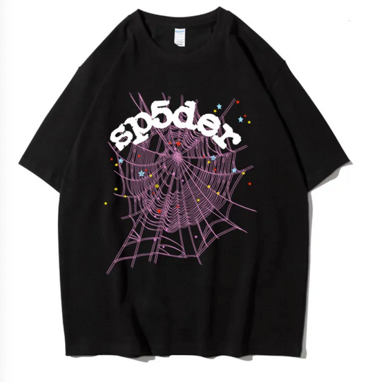 Sp5der Black/Purple Tee