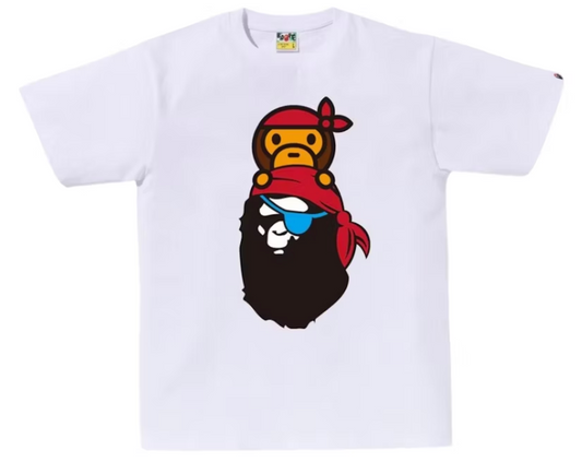 BAPE Pirate Milo On Ape Head Tee (SS25)