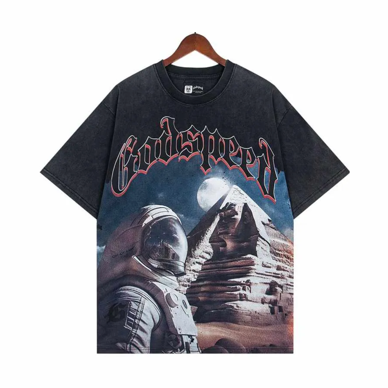 GODSPEED Astronaut Pyramid Tee Black