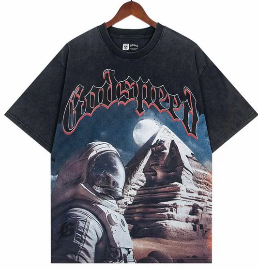 GODSPEED Astronaut Pyramid Tee Black