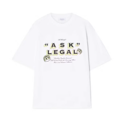 Off-White Ask Legal Tee White
