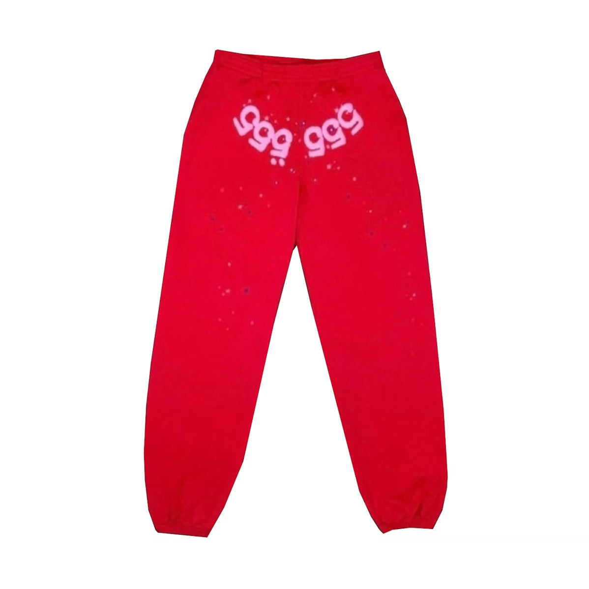 Sp5der Worldwide Red Angel Number 555 Sweatpants