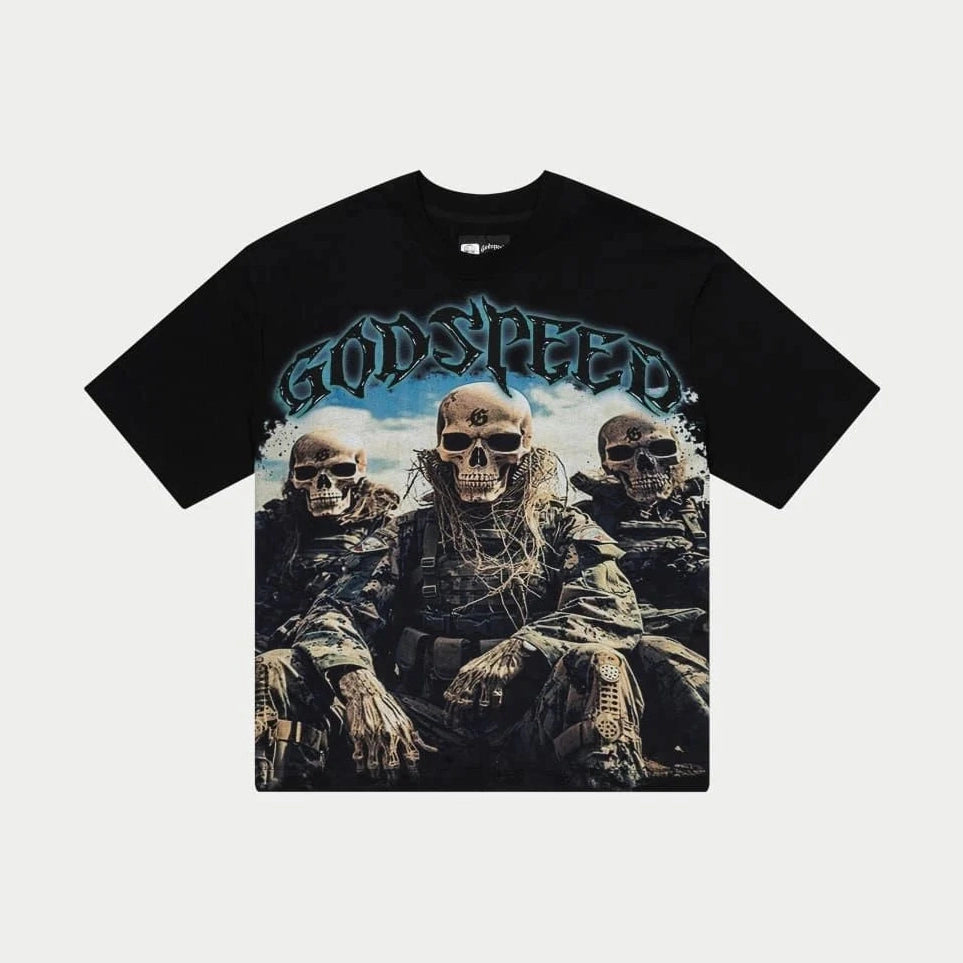 Godspeed Squadron Tee Black
