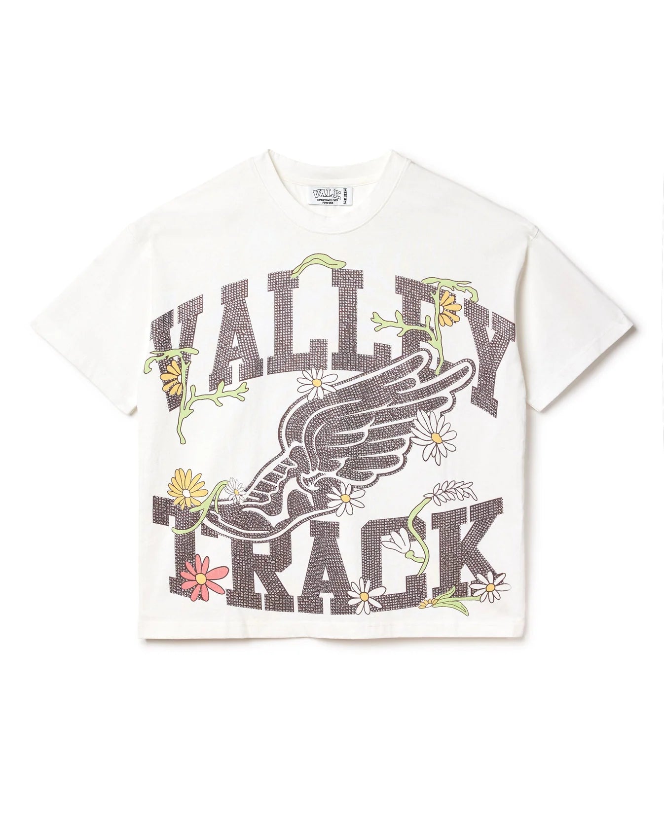 Vale Forever Track  WHITE BLING TEE