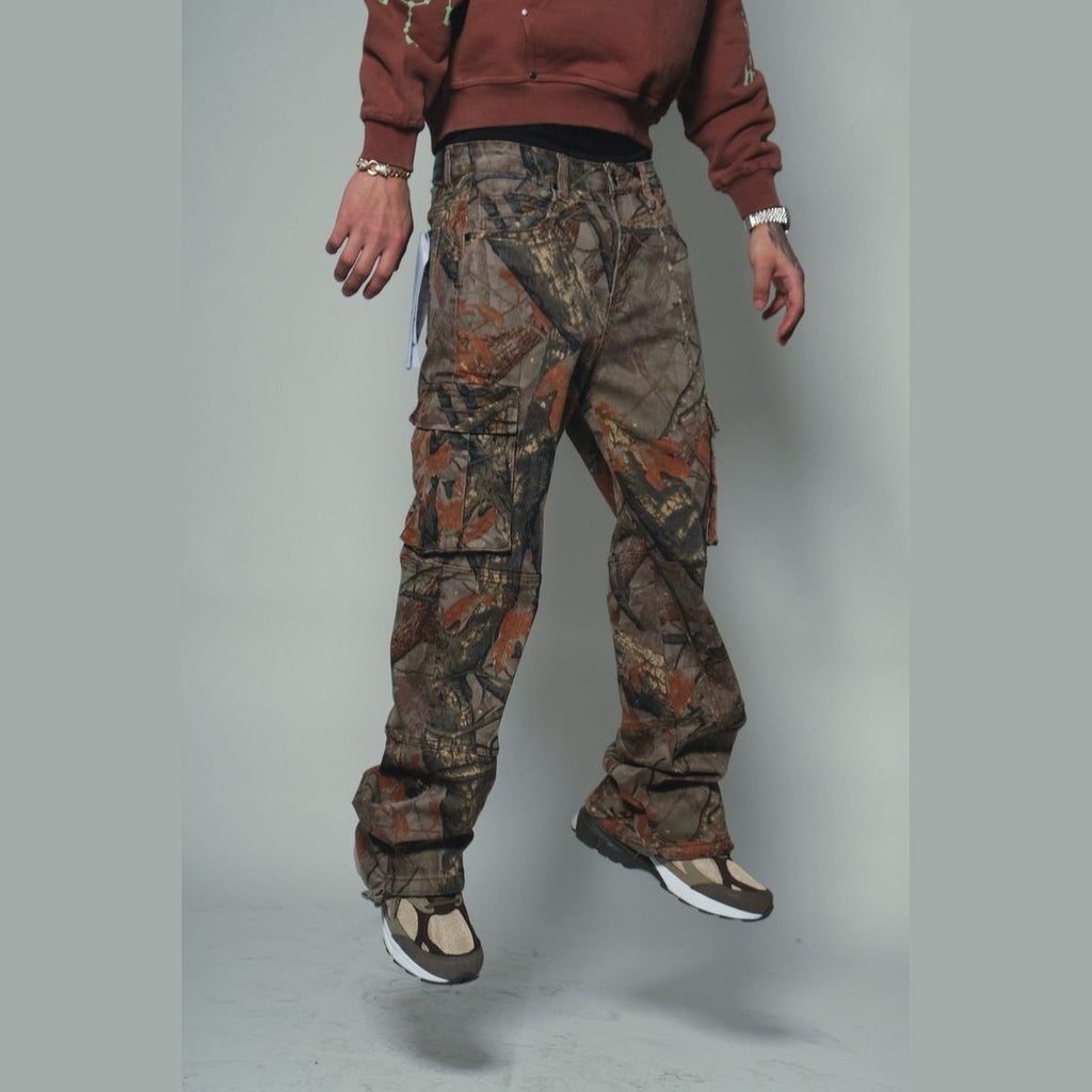 WESTERN FIT BRUSH CAMO DENIM