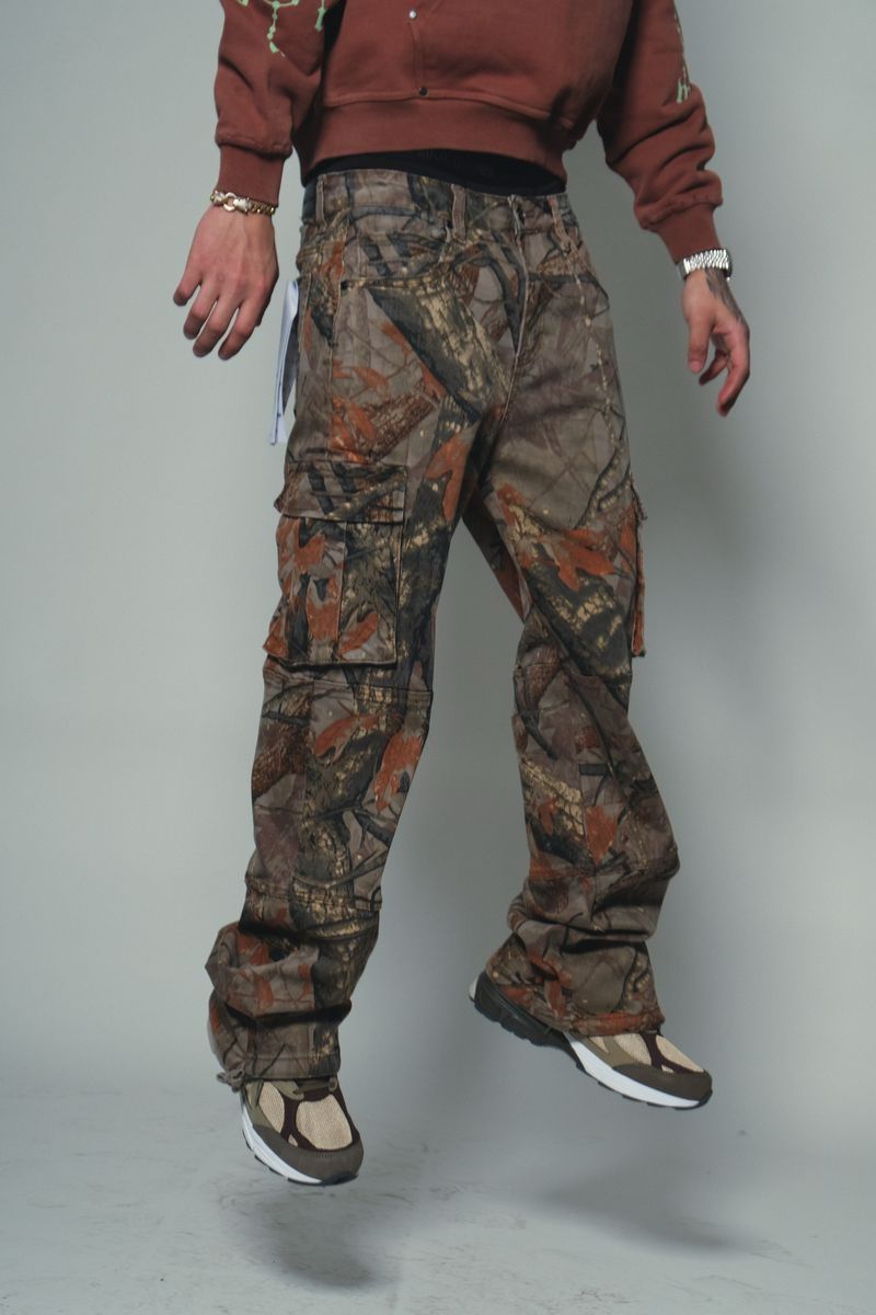 WESTERN FIT BRUSH CAMO DENIM