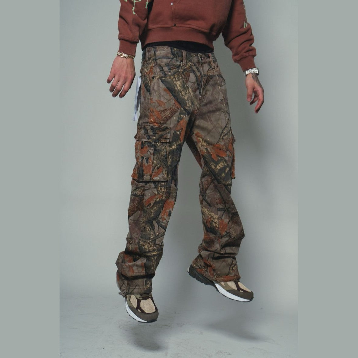 WESTERN FIT BRUSH CAMO DENIM