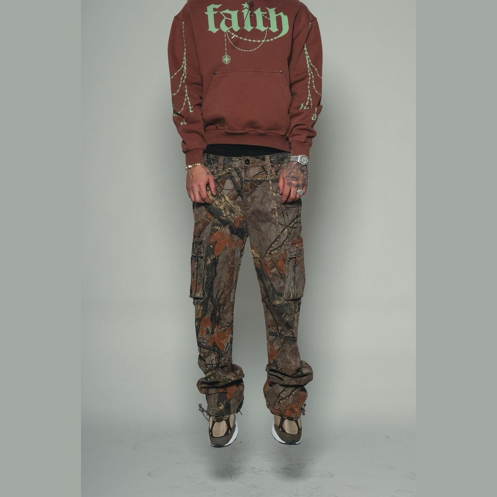 WESTERN FIT BRUSH CAMO DENIM