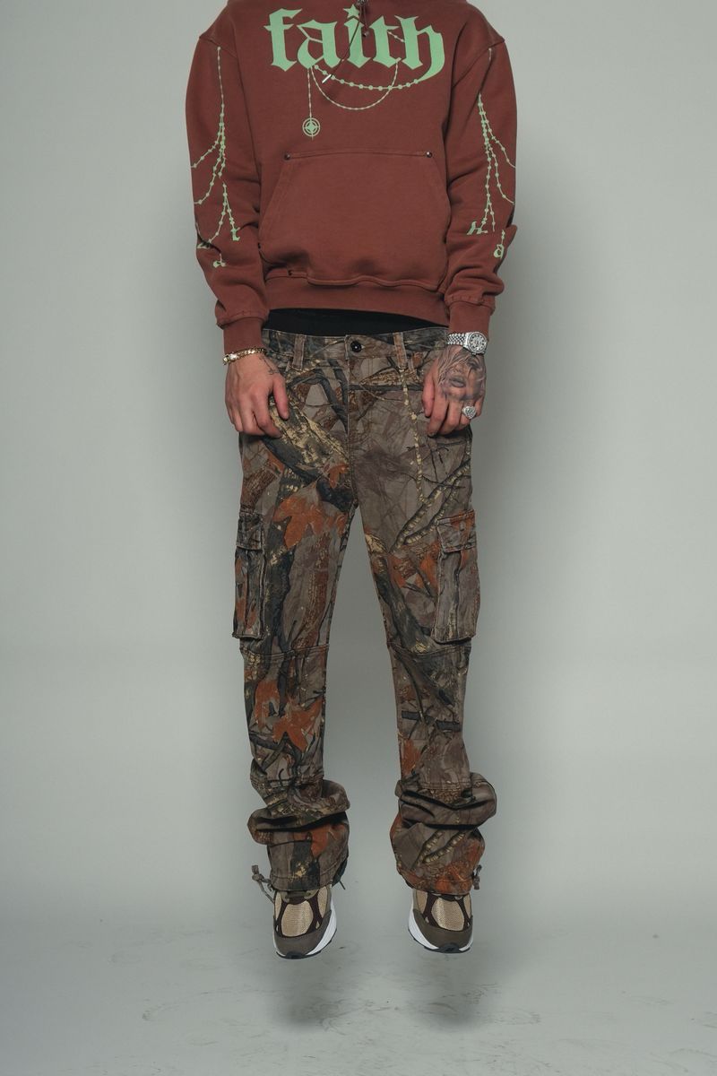 WESTERN FIT BRUSH CAMO DENIM