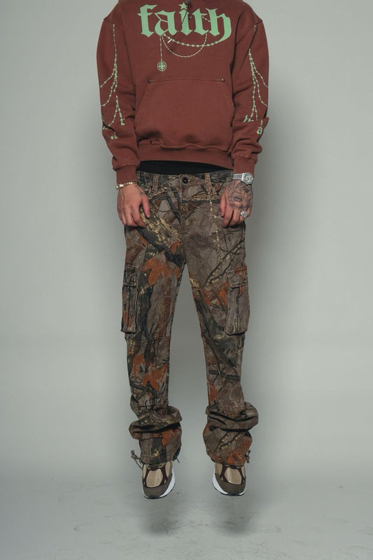 WESTERN FIT BRUSH CAMO DENIM