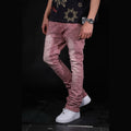 EMBELLISHED FLARED DENIM