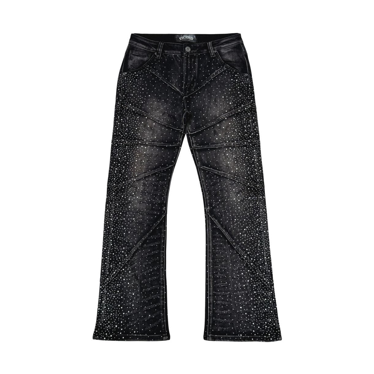 EMBELLISHED RHINESTONE DENIM