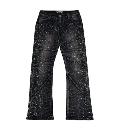 EMBELLISHED RHINESTONE DENIM