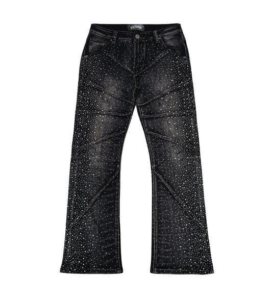 EMBELLISHED RHINESTONE DENIM