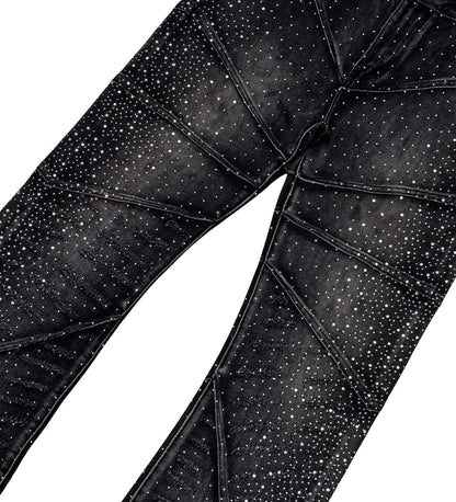 EMBELLISHED RHINESTONE DENIM
