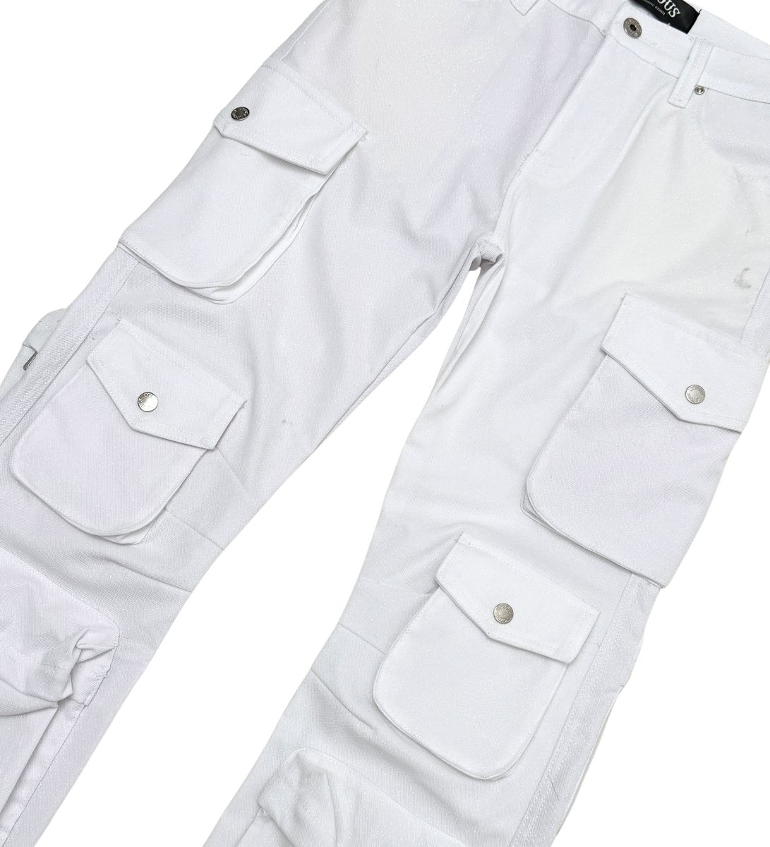 SHINY COATED MULTI CARGO RELAXED STRAIGHT