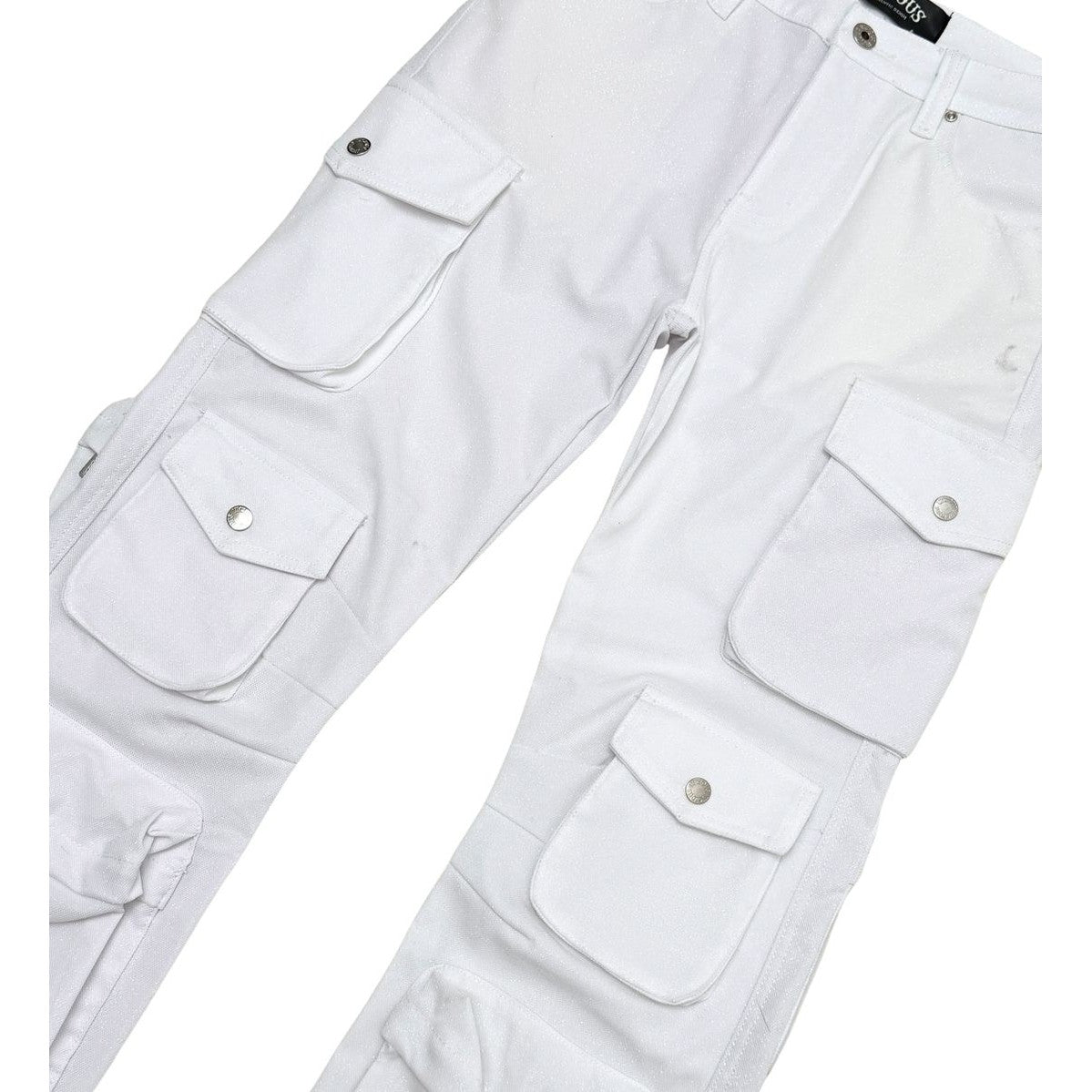 SHINY COATED MULTI CARGO RELAXED STRAIGHT