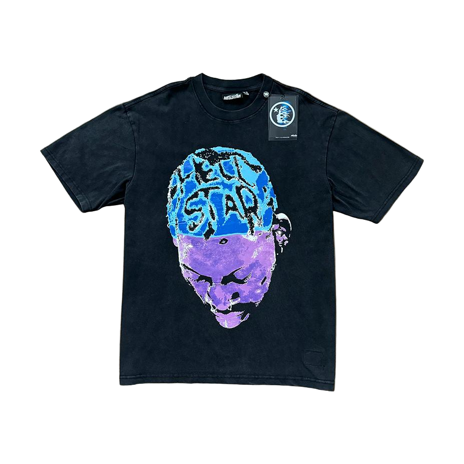 HellStar Studios Dennis Rodman T Shirt Black/Blue