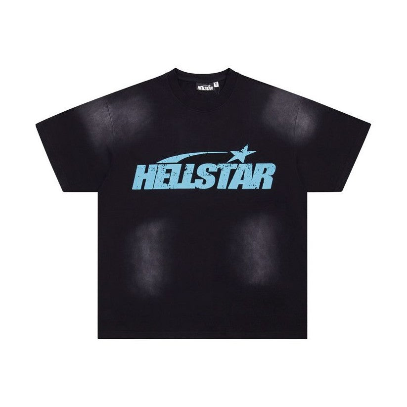 Hellstar Classic T-Shirt 'Black/Blue'