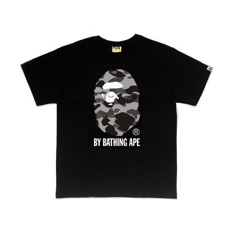 BAPE Dot Camo By Bathing Tee Black/Silver