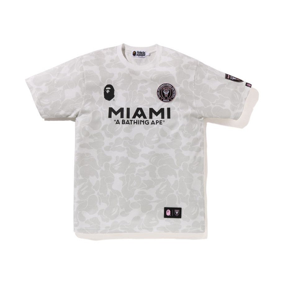 BAPE x Inter Miami CF Camo Tee White