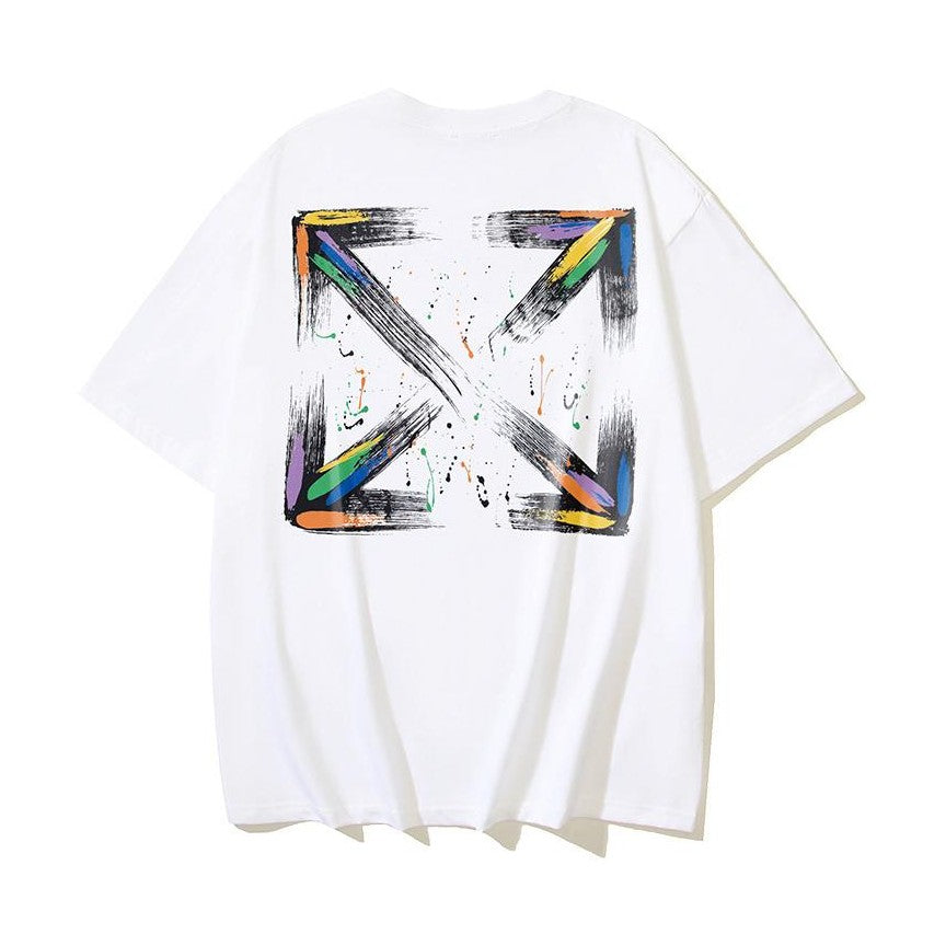 Off-White Multicolor Arrow Tee White